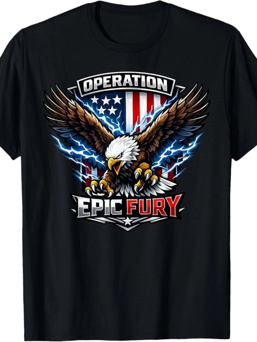 Operation Epic Fury Patriotic Eagle T-Shirt 253